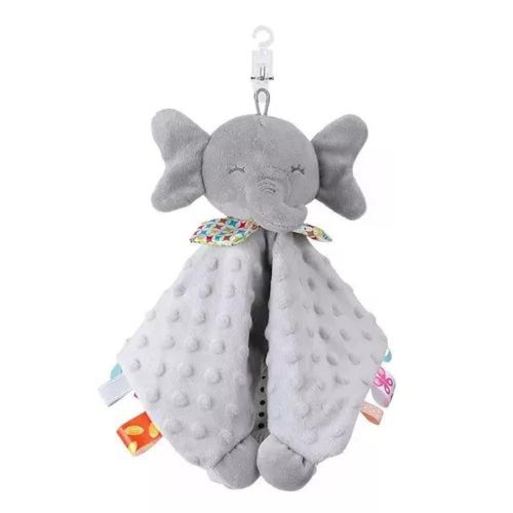 TUTO PELUCHE APEGO BEBÉ ELEFANTE FELPA MANTA - 2