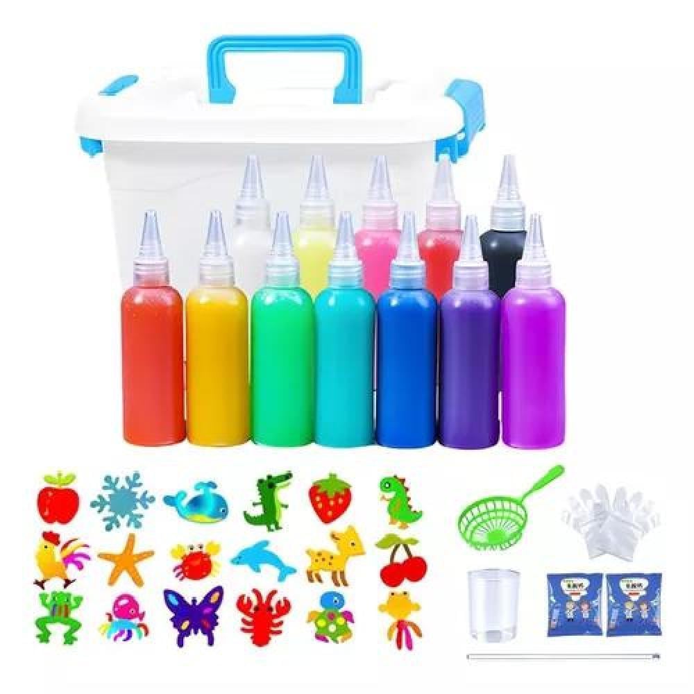 KIT DE ELFO DE AGUA MULTICOLOR MÁGICO NIÑOS SENSORIAL 9 COLORES 60ML - 1