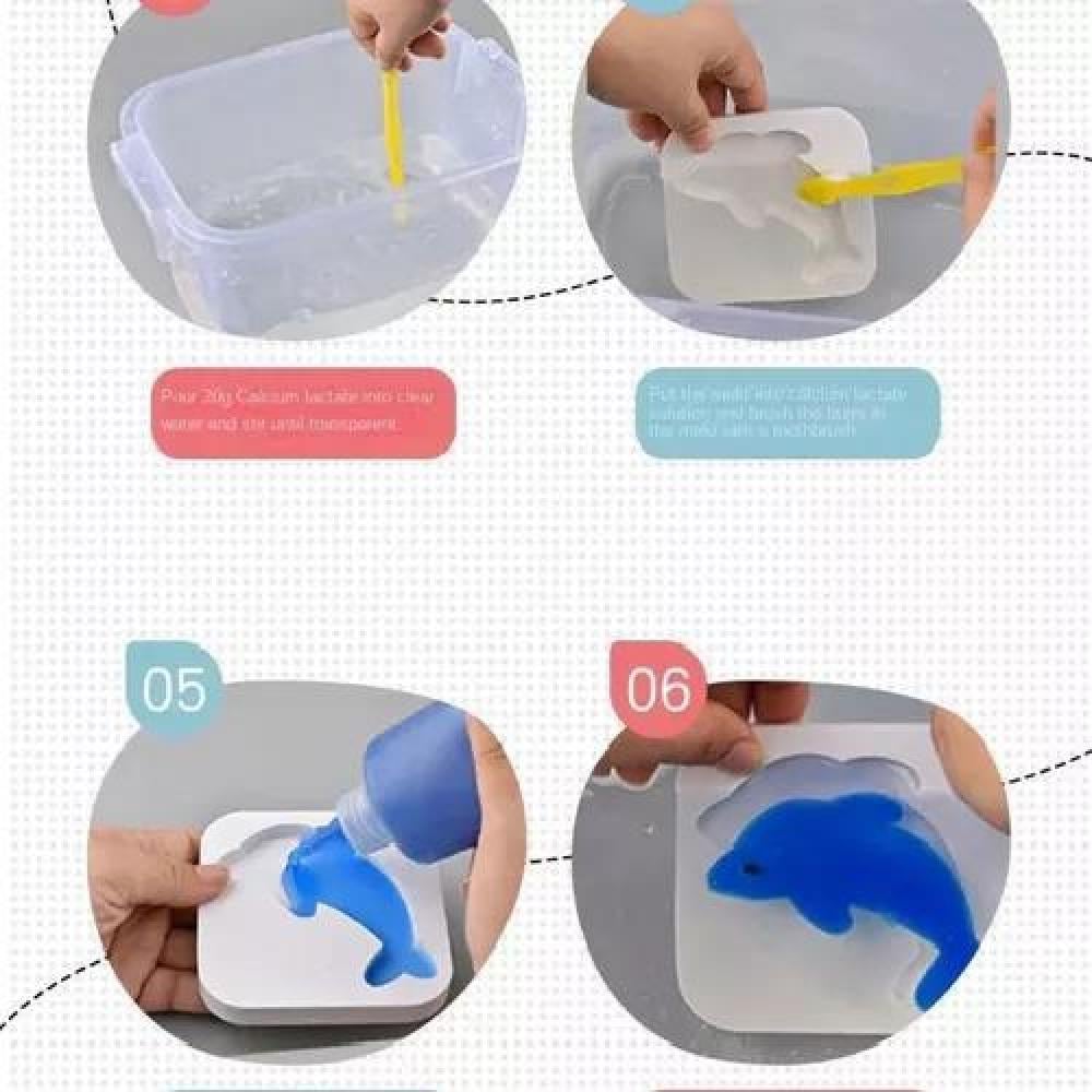 KIT DE ELFO DE AGUA MULTICOLOR MÁGICO NIÑOS SENSORIAL 9 COLORES 60ML - 5
