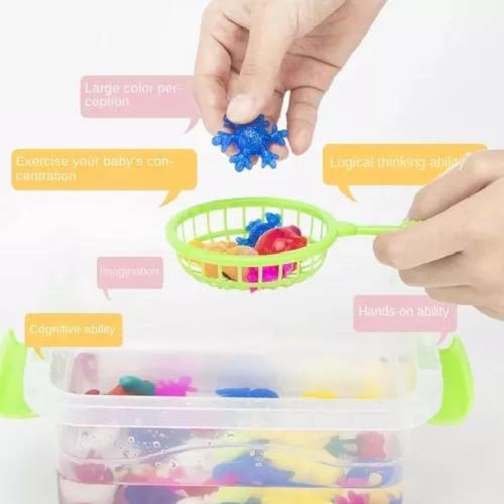 KIT DE ELFO DE AGUA MULTICOLOR MÁGICO NIÑOS SENSORIAL 9 COLORES 60ML - 6