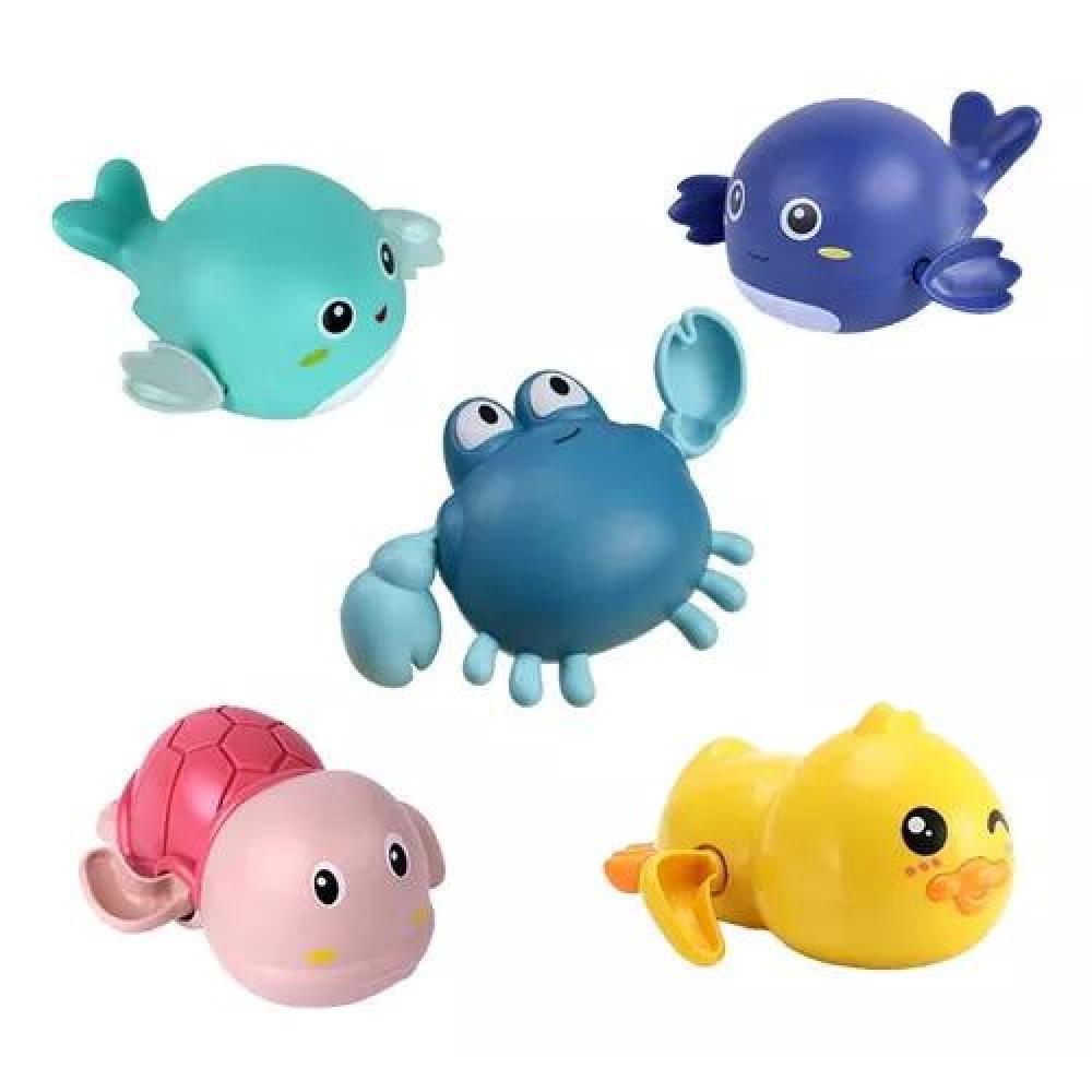 PACK 5 JUGUETES DE BAÑO PARA BEBÉ Y NIÑOS JUGUETE BAÑERA - 1