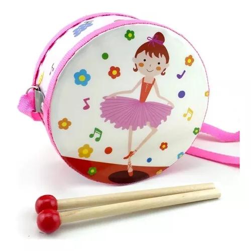 TAMBOR MUSICAL MADERA PARA NIÑOS Y BEBÉS - 4