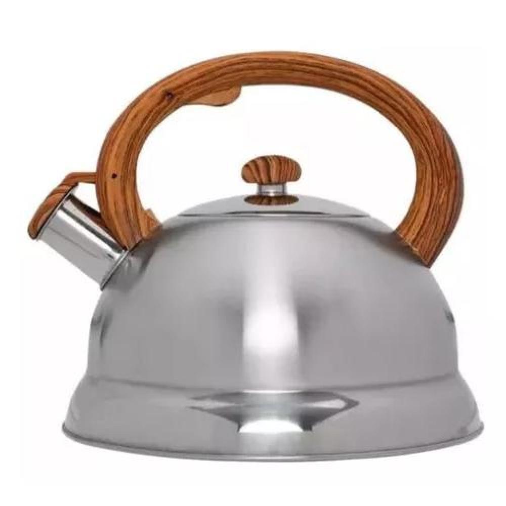 HERVIDOR DE ACERO DE 2,5L CON SILVATO DE MANGO - 1