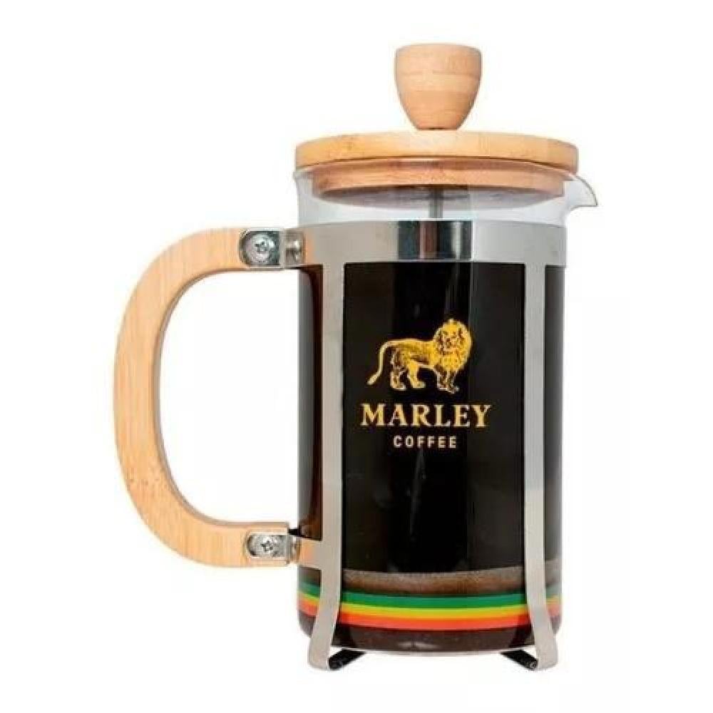 PRENSA FRANCESA 600 ML · MARLEY COFFEE COLOR PLATEADO - 1