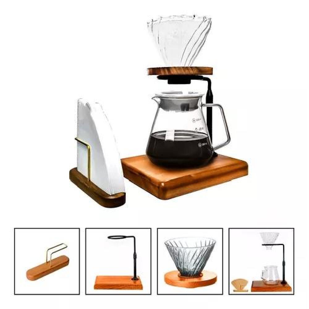 JUEGO DE TETERA 600ML CAFE GOTERO 40 FILTROS TE INFUSION - 1
