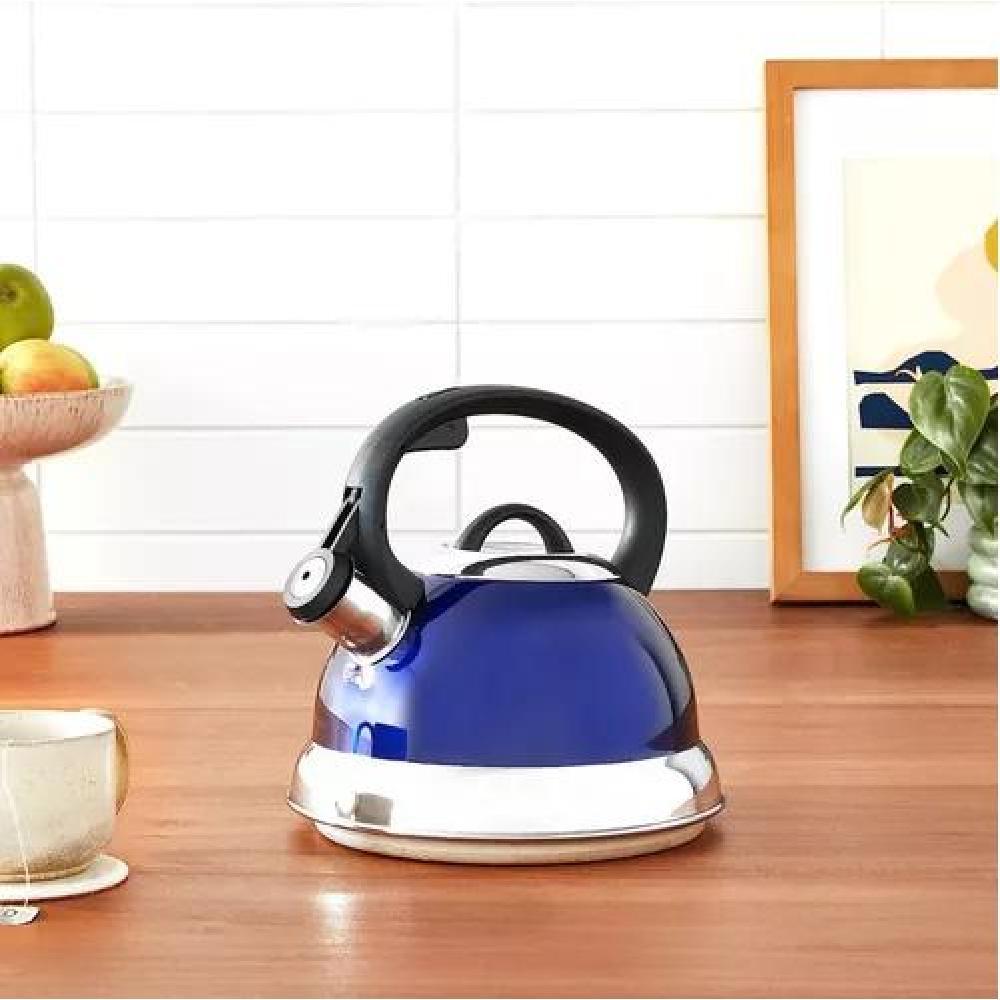 TETERA SILVANTE 3.2 LT DE ACERO INOXIDABLE COLORES CON MANGO - 4