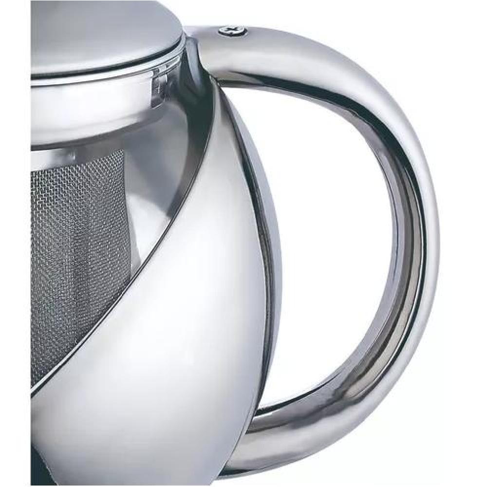 TETERA DE ACERO INOXIDABLE Y VIDRIO 750ML CON INFUSOR - 2
