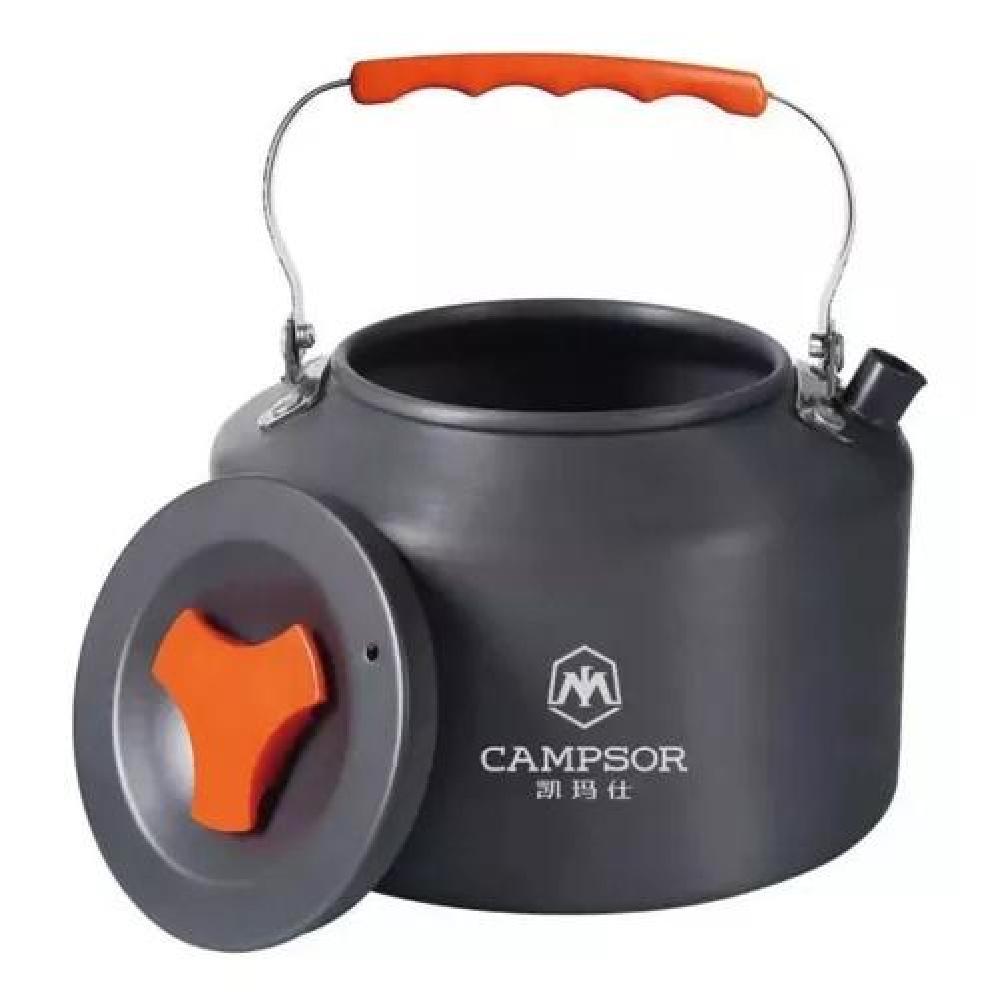 TETERA HERVIDOR DE AGUA PARA CAMPING CON SILBATO 1.6 LITROS - 1