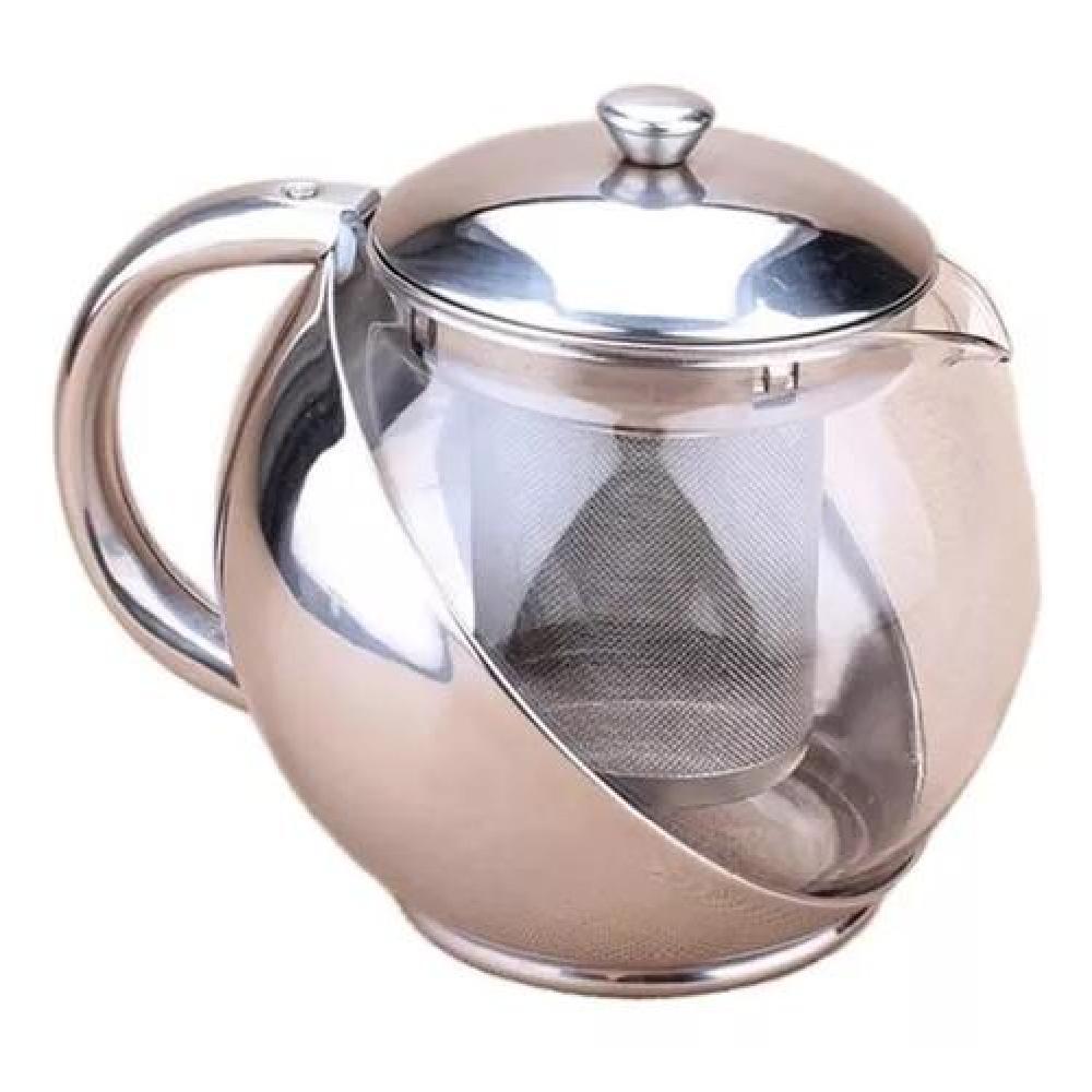 HERVIDOR INFUSOR DE VIDRIO DE 750 ML PARA TETERA HOGAR - 1