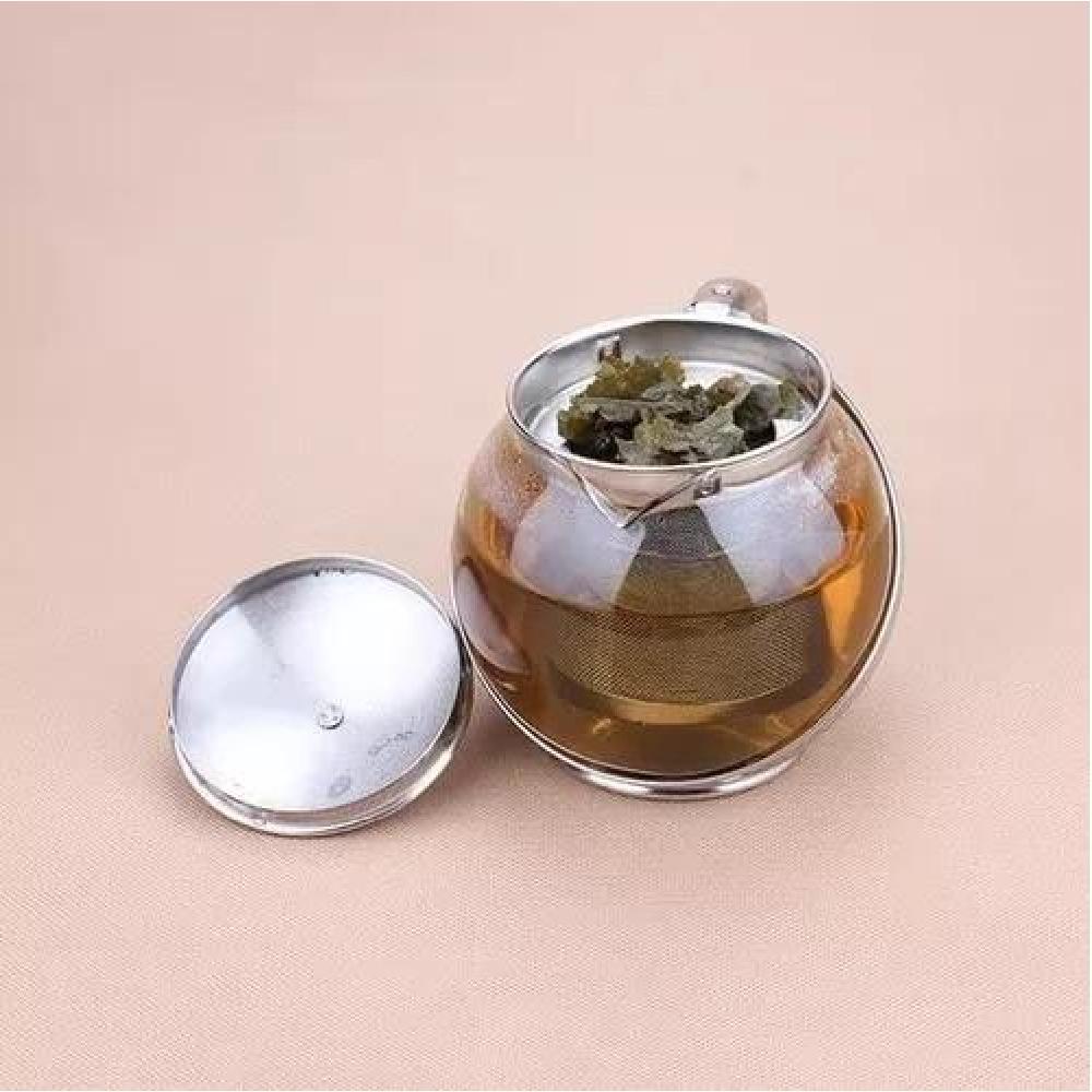 HERVIDOR INFUSOR DE VIDRIO DE 750 ML PARA TETERA HOGAR - 3
