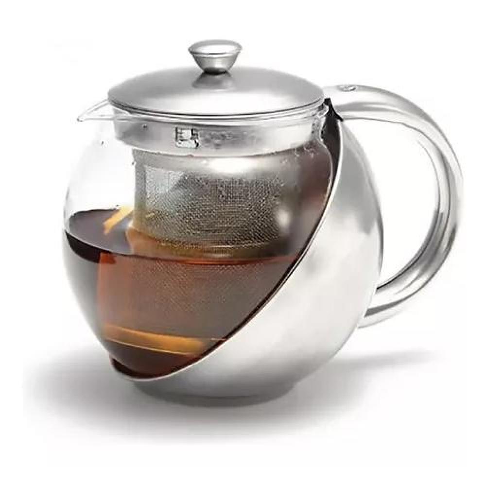 HERVIDOR INFUSOR DE VIDRIO DE 750 ML PARA TETERA HOGAR - 4