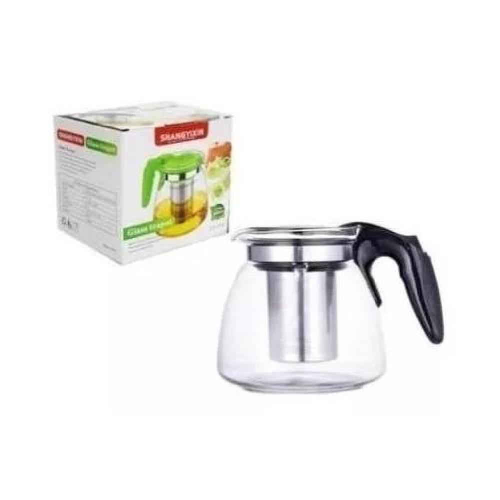 TETERA DE VIDRIO DE 900 ML CON INFUSOR FILTRO METÁLICO - 2