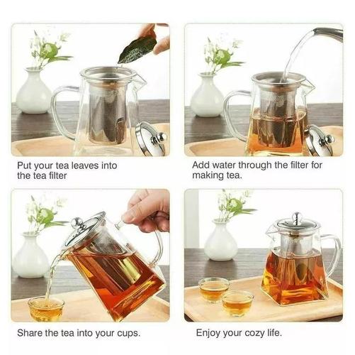 TETERA INFUSORA DE VIDRIO 750ML - 8