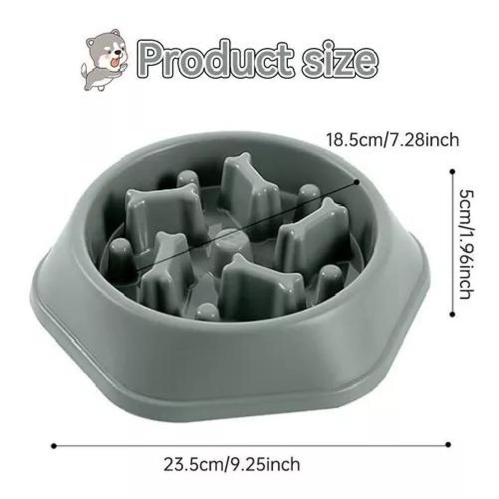 PLATO ANTI ANSIEDAD COME LENTO PARA PERROS MASCOTAS COLOR ROSA CHICLE - 2
