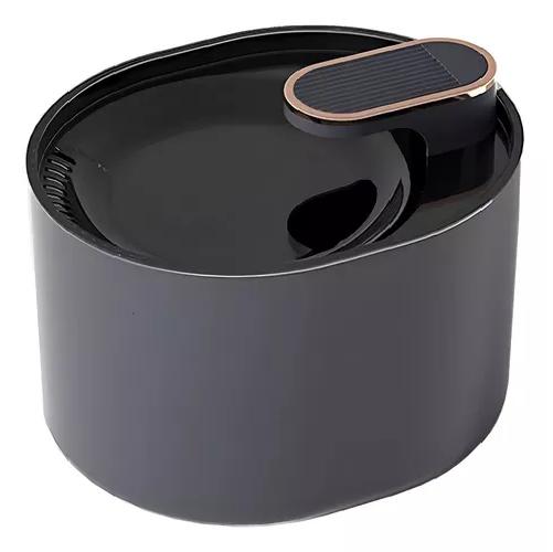 FUENTE BEBEDERO DE AGUA RORO PARA PERRO PILETA COSAS DE GATOS 3 LITROS COLOR NEGRO - 1