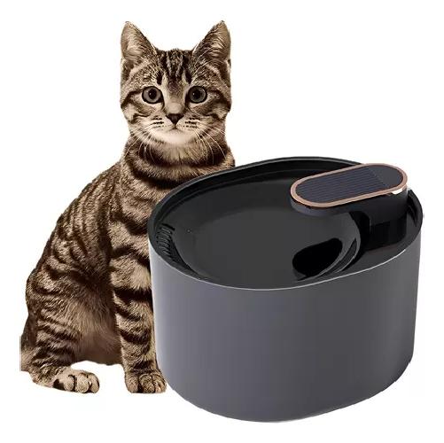 FUENTE BEBEDERO DE AGUA RORO PARA PERRO PILETA COSAS DE GATOS 3 LITROS COLOR NEGRO - 2
