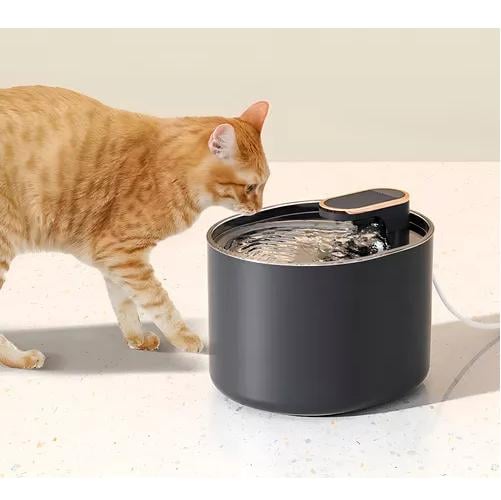 FUENTE BEBEDERO DE AGUA RORO PARA PERRO PILETA COSAS DE GATOS 3 LITROS COLOR NEGRO - 4