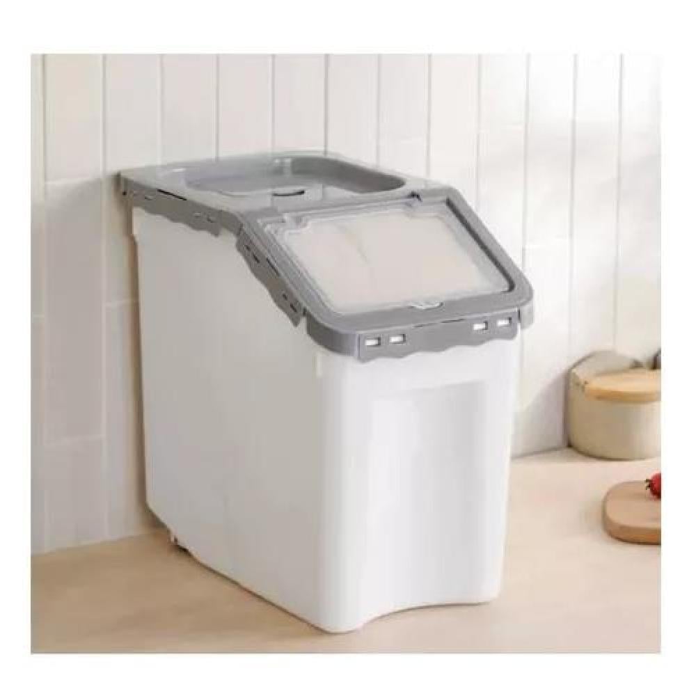 CONTENEDOR RECIPIENTE COMIDA MASCOTAS XL ANTI HONGOS 10 KG - 2