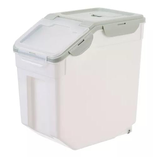 CONTENEDOR RECIPIENTE COMIDA MASCOTAS XL ANTI HONGOS 10 KG - 5