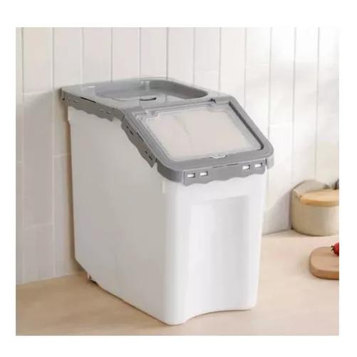 CONTENEDOR RECIPIENTE COMIDA MASCOTAS XL ANTI HONGOS 10 KG - 6