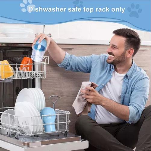 DISPENSADOR DE AGUA DE VIAJE PARA PERROS CON CONTENEDOR - 5