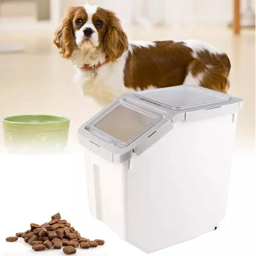CONTENEDOR DE ALIMENTOS PARA MASCOTA  7K COMIDA PERRO Y GATOS - 5