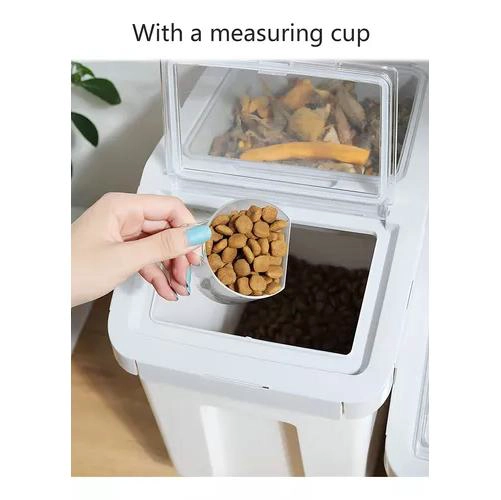 CONTENEDOR DE ALIMENTOS PARA MASCOTA  7K COMIDA PERRO Y GATOS - 8