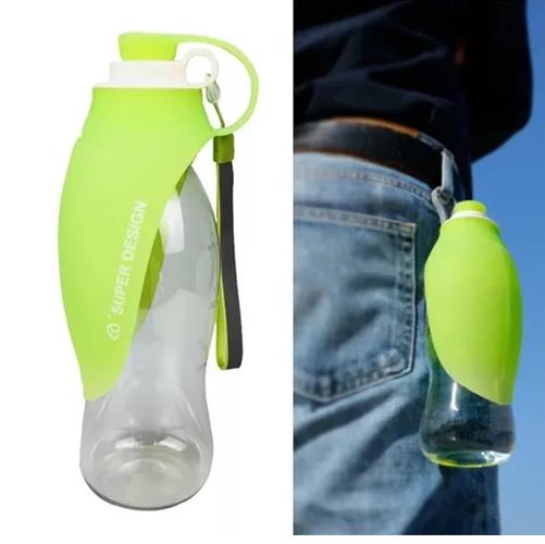 BOTELLA DE AGUA PORTÁTIL PARA MASCOTAS FÁCIL DE BEBER COLOR AZUL - 5
