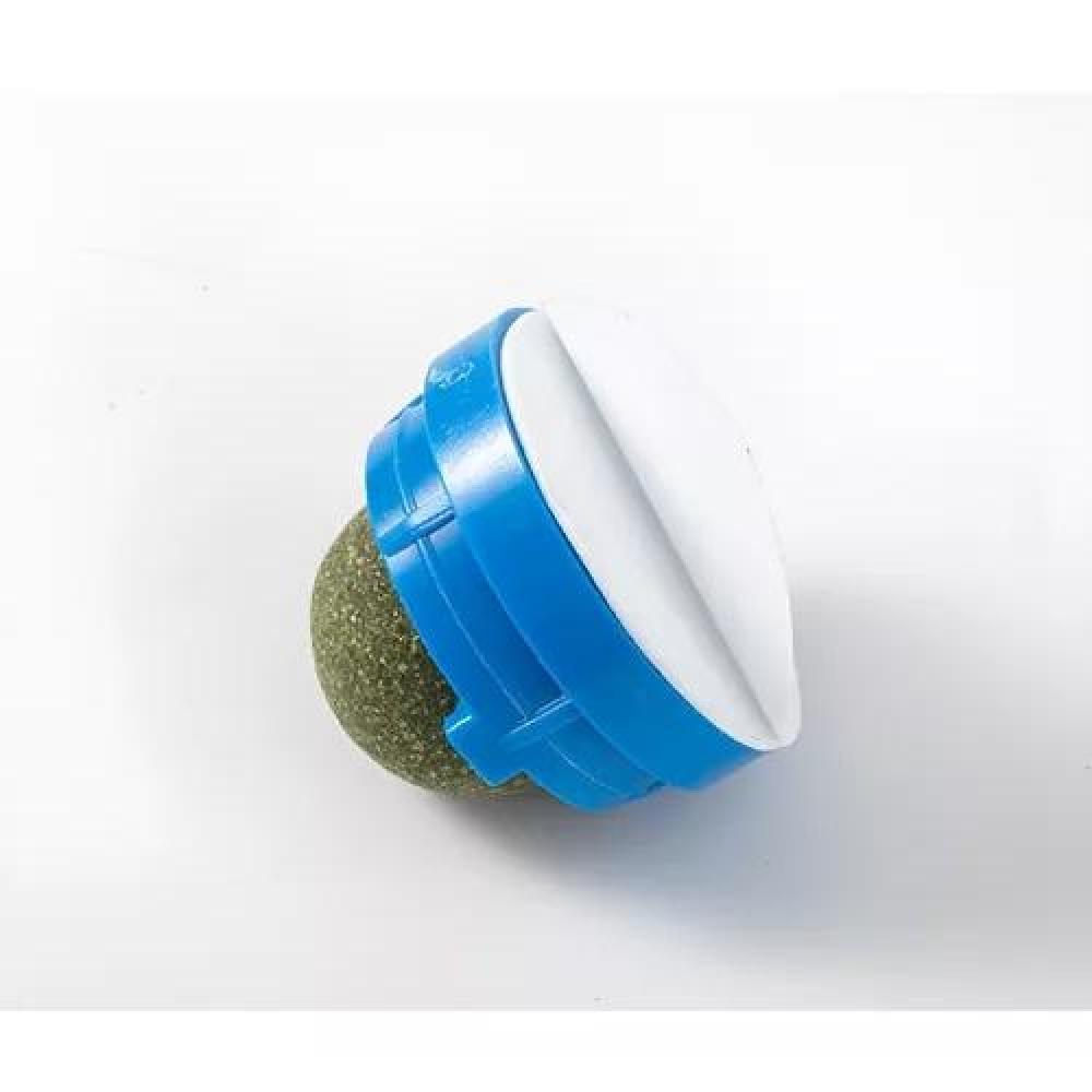 X3 BOLAS DE CATNIP, JUGUETE ADHESIVO, COLOR AZUL - 5