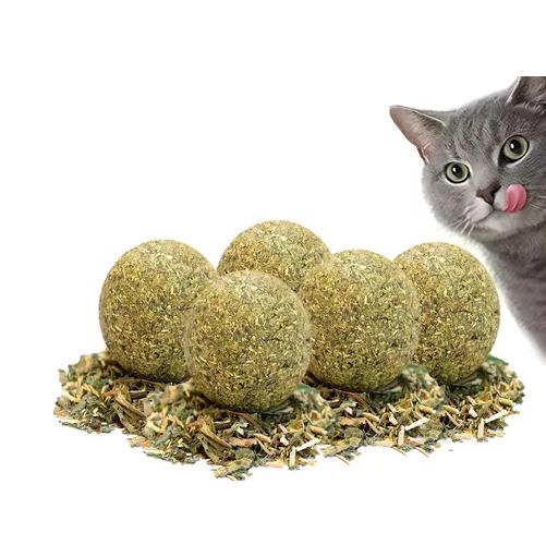 JUEGOS GATOS BOLAS CATNIPO HIERBA GATUNA RORO INTERACTIVO - 1