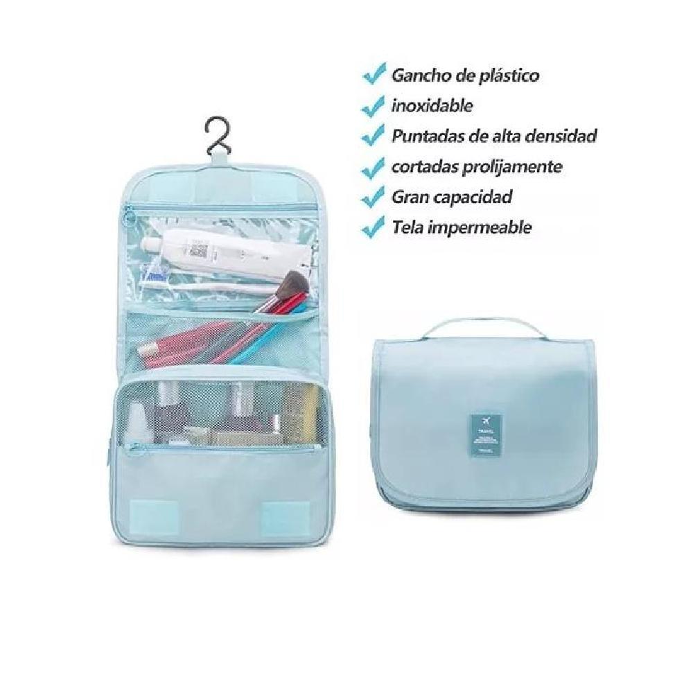 BOLSAS DE VIAJE 8 EN 1 BOLSAS ORGANIZADORAS DE VIAJE MALETA CELESTE - 5