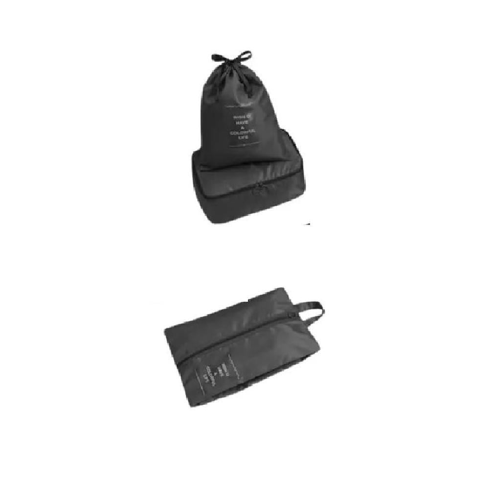 BOLSAS VIAJE 8 EN 1 COLOR NEGRO ACERO - 5