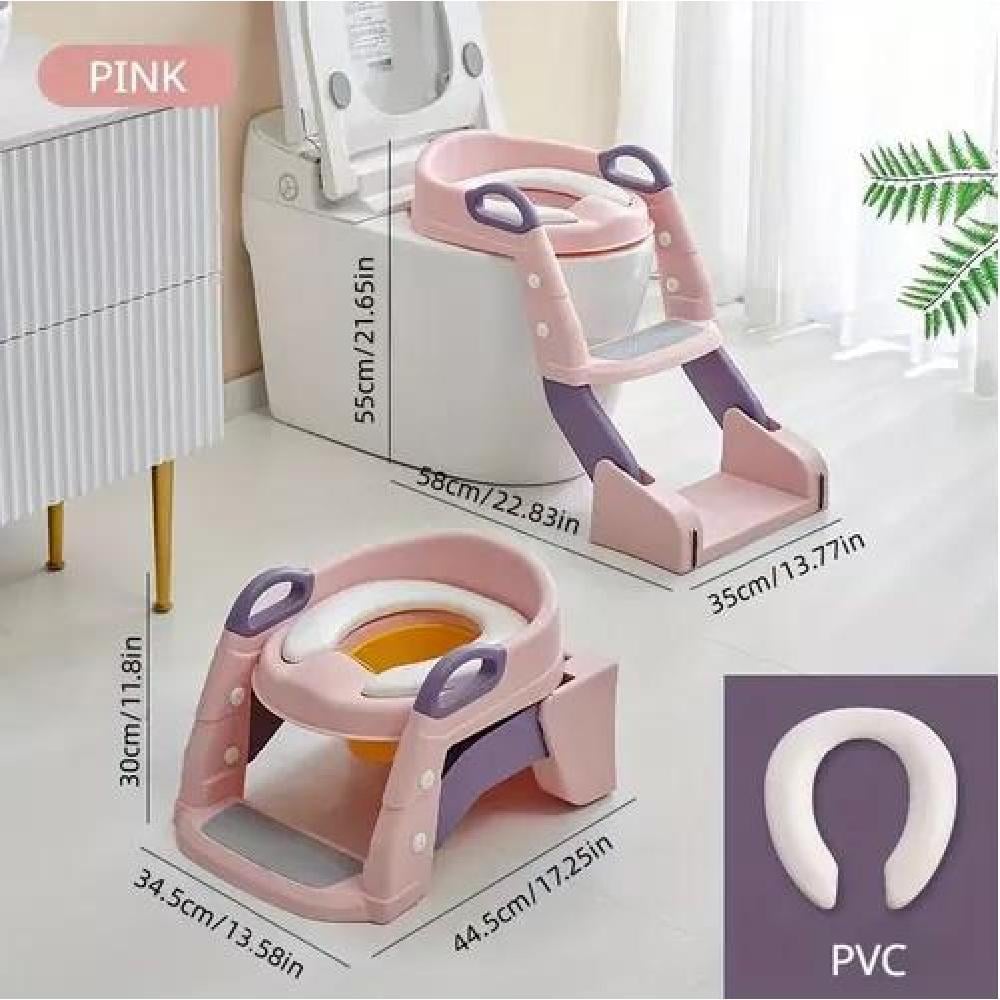 PELELA PEL6 ASIENTO ADAPTADOR ESCALERA INODORO WC 3 EN1 NIÑOS X L MULTICOLOR - 3