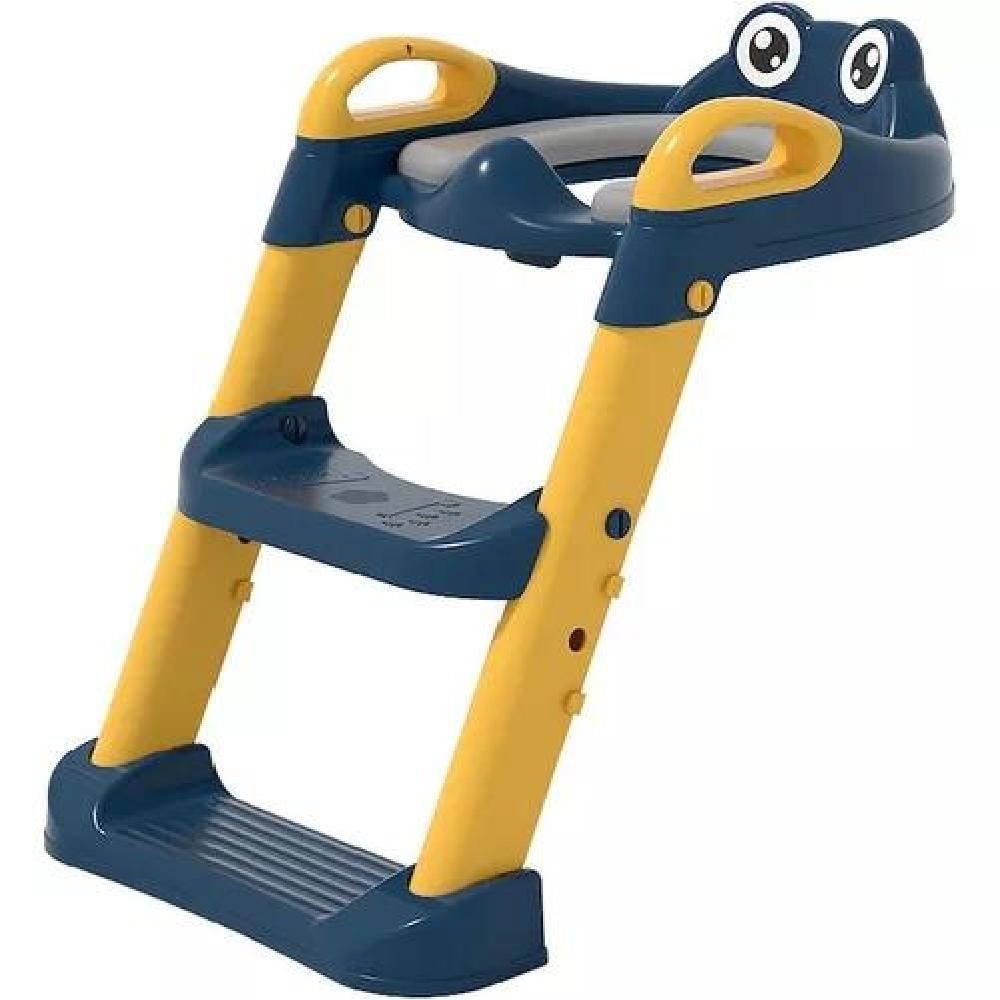 ESCALERA PEL3 NIÑOS INODORO ASIENTO ENTRENADOR BAÑO AZUL - 1