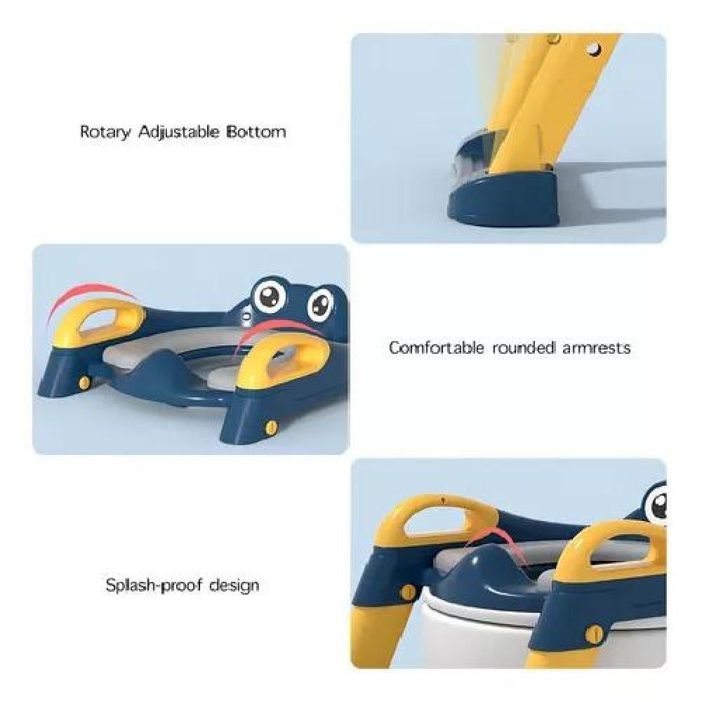 ESCALERA PEL3 NIÑOS INODORO ASIENTO ENTRENADOR BAÑO AZUL - 4