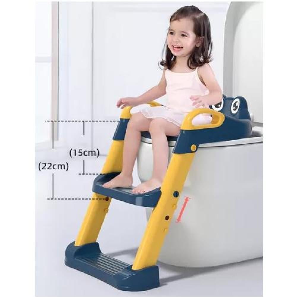 ESCALERA PEL3 NIÑOS INODORO ASIENTO ENTRENADOR BAÑO AZUL - 5