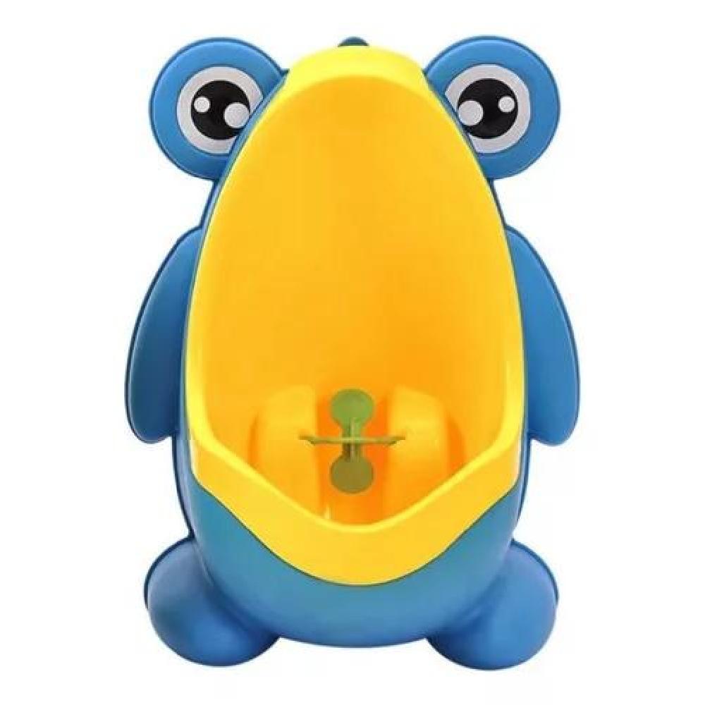 BAÑO ENTRENADOR PEL11 MINGITORIO INFANTIL ORINAL NIÑO RANA CO AZUL - 1