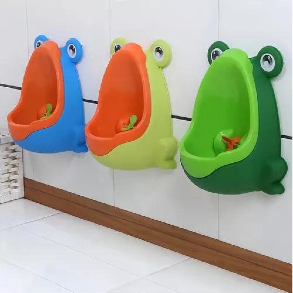 BAÑO ENTRENADOR PEL11 MINGITORIO INFANTIL ORINAL NIÑO RANA CO AZUL - 3