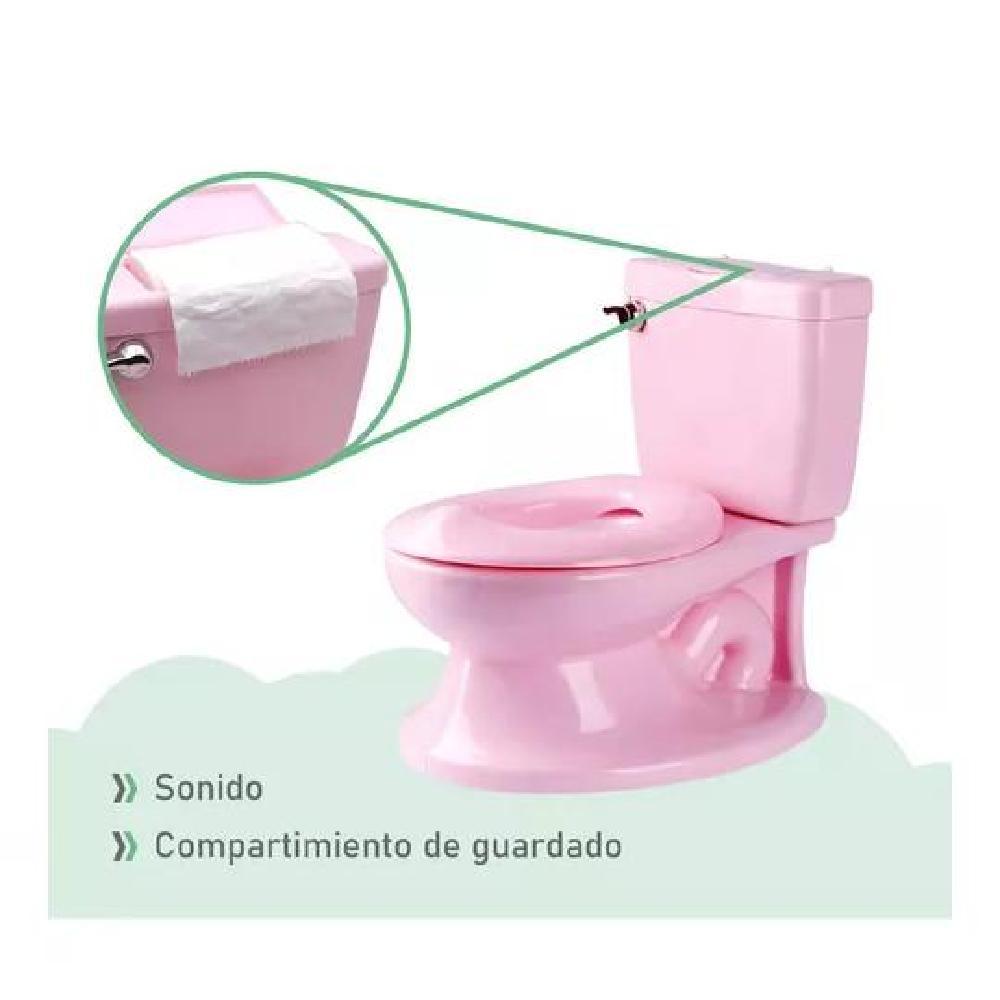 PELELA PEL12 APRENDIZAJE TIPO WC SONIDO CISTERNA COLORES METINCA ROSADO - 7