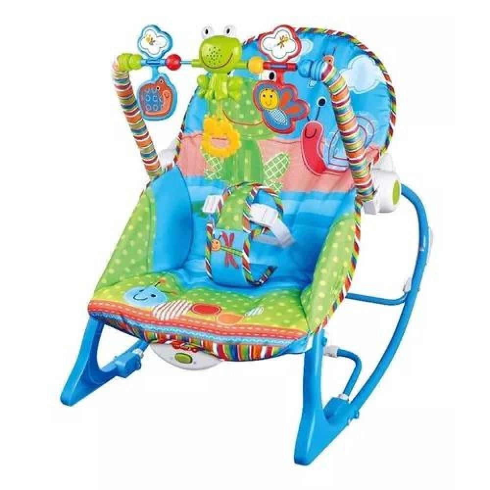 SILLA MECEDORA BEBÉ IBABY INFANT TO TODDLER ROCKER AZUL - 1