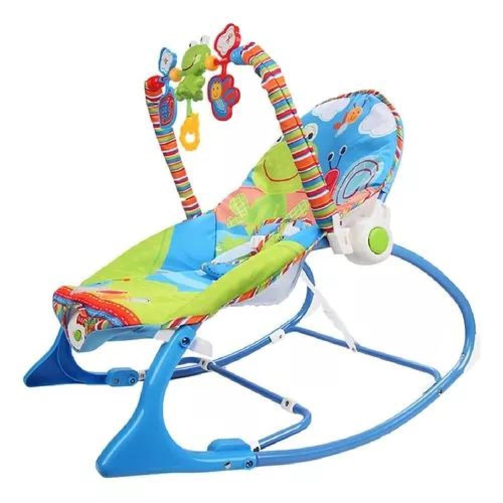 SILLA MECEDORA BEBÉ IBABY INFANT TO TODDLER ROCKER AZUL - 3