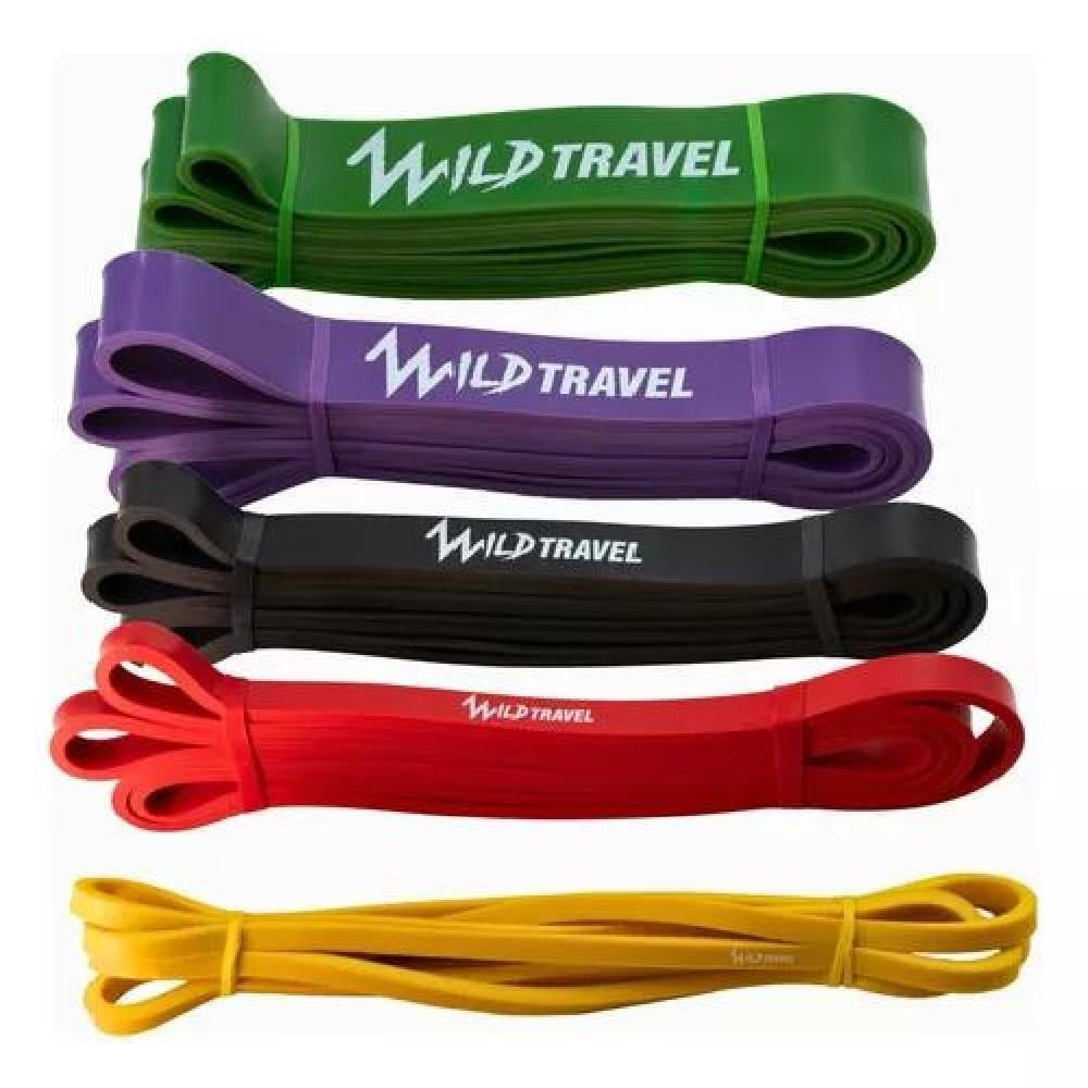 KIT 5 POWER BANDS BANDA ELÁSTICA DE RESISTENCIA PULL UP GYM - 1