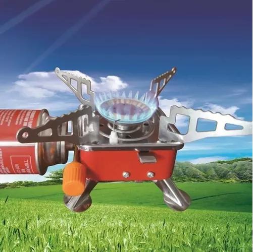 COCINILLA MINI GAS OUTDOOR CAMPING TREKKING MAS BOLSO - 3