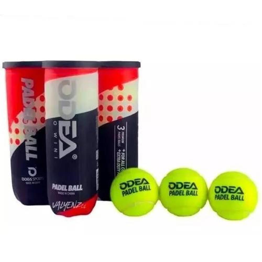 9 PELOTAS PADEL ACERO ODEA PREMIUM PROFESIONAL 3 TARROS - 1