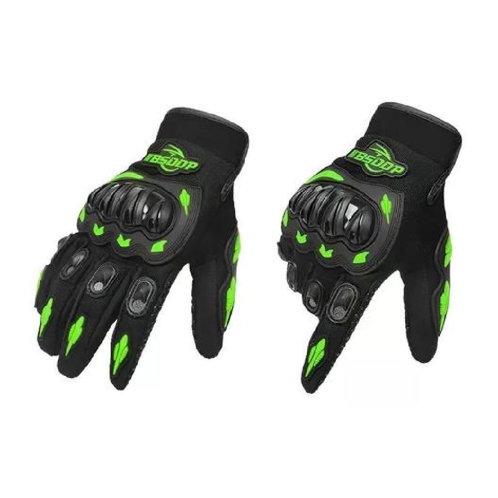 GUANTES PARA MOTO PROTECCIÓN INVIERNO IMPERMEABLES CICLISMO COLOR VERDE TALLA XL - 3