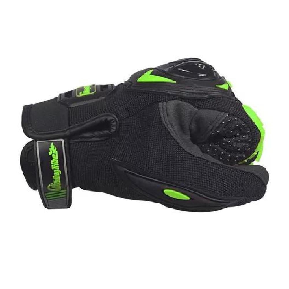 GUANTES PARA MOTO PROTECCIÓN INVIERNO IMPERMEABLES CICLISMO COLOR VERDE TALLA XL - 4