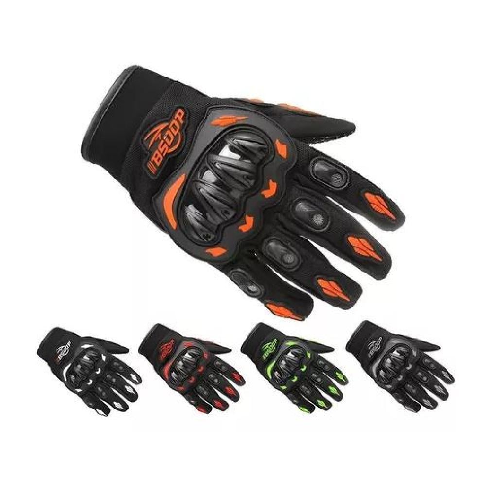 GUANTES PARA MOTO PROTECCIÓN INVIERNO IMPERMEABLES CICLISMO COLOR VERDE TALLA XL - 6