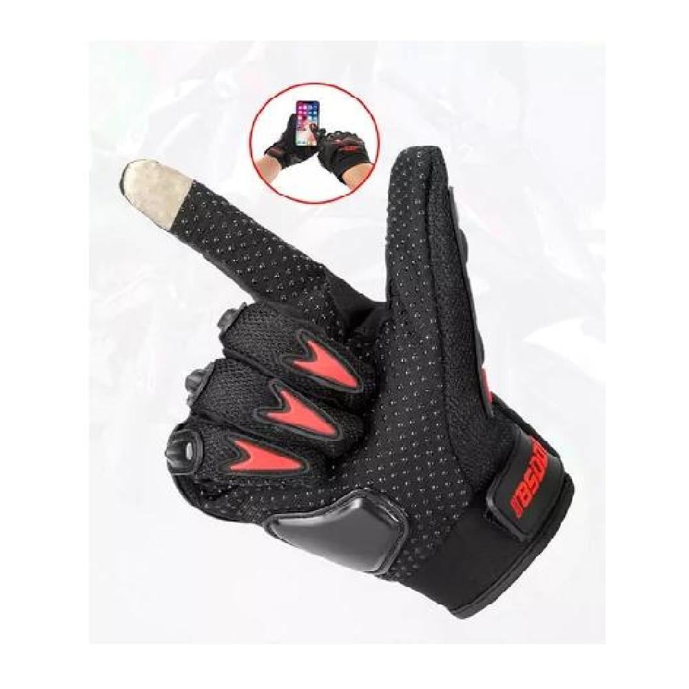 GUANTES PARA MOTO PROTECCIÓN INVIERNO IMPERMEABLES CICLISMO COLOR VERDE TALLA XL - 8