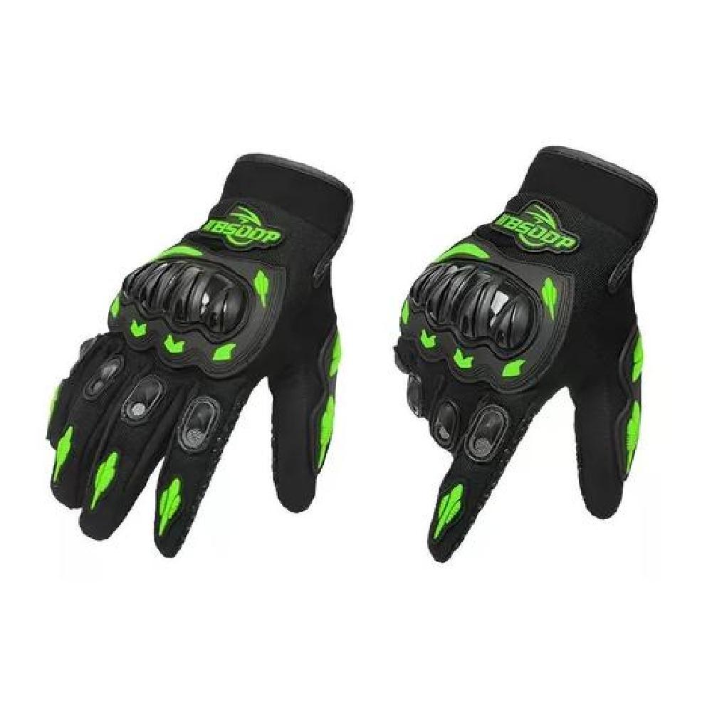 GUANTES PARA MOTO PROTECCIÓN INVIERNO IMPERMEABLES CICLISMO COLOR VERDE TALLA L - 3