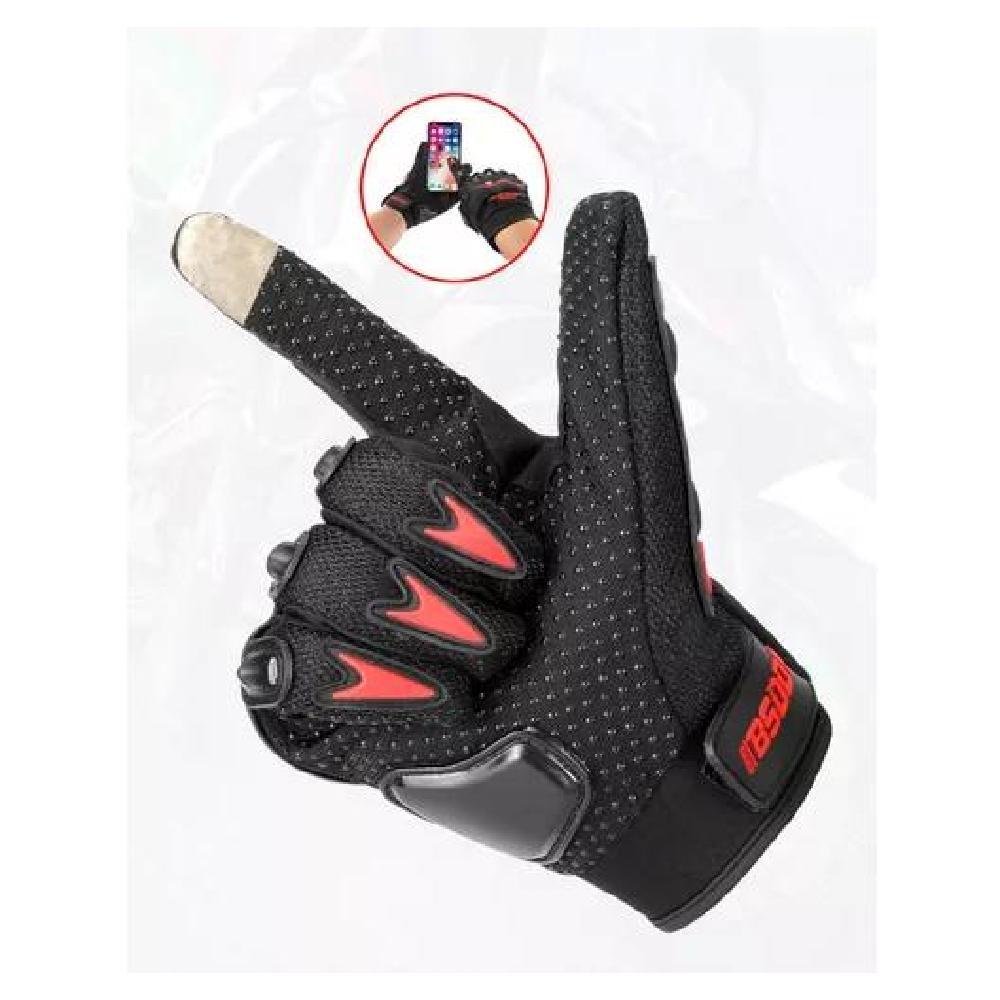 GUANTES PARA MOTO PROTECCIÓN INVIERNO IMPERMEABLES CICLISMO COLOR VERDE TALLA L - 8